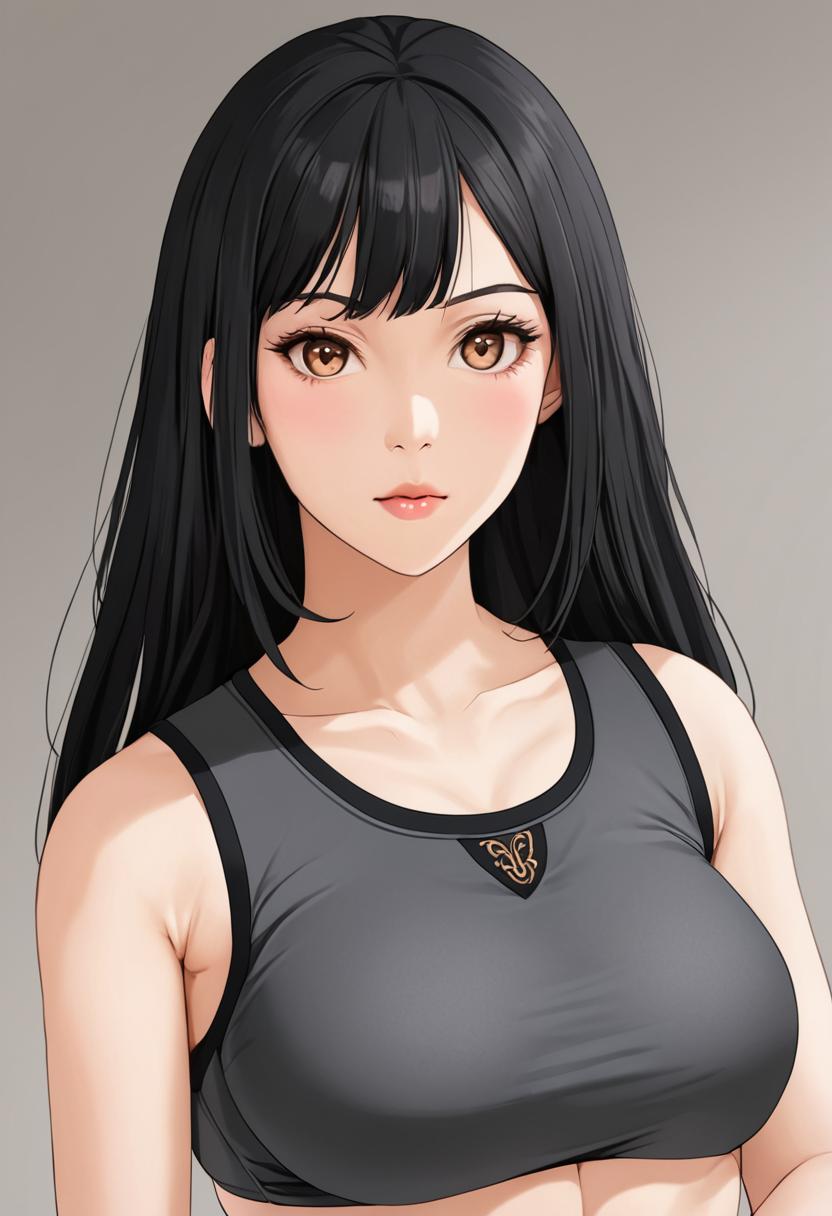 Avatar of AI Girlfriend Athena Black