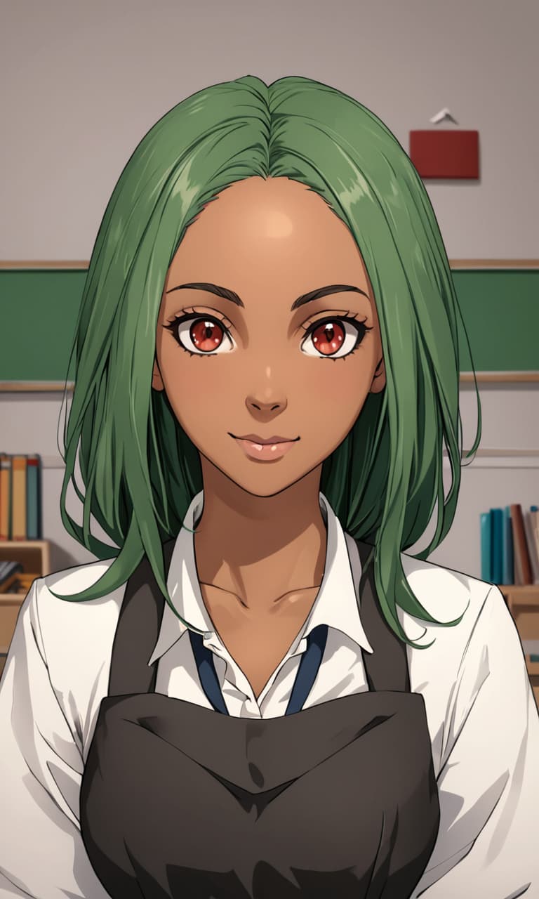 Avatar of AI Girlfriend Amina Green