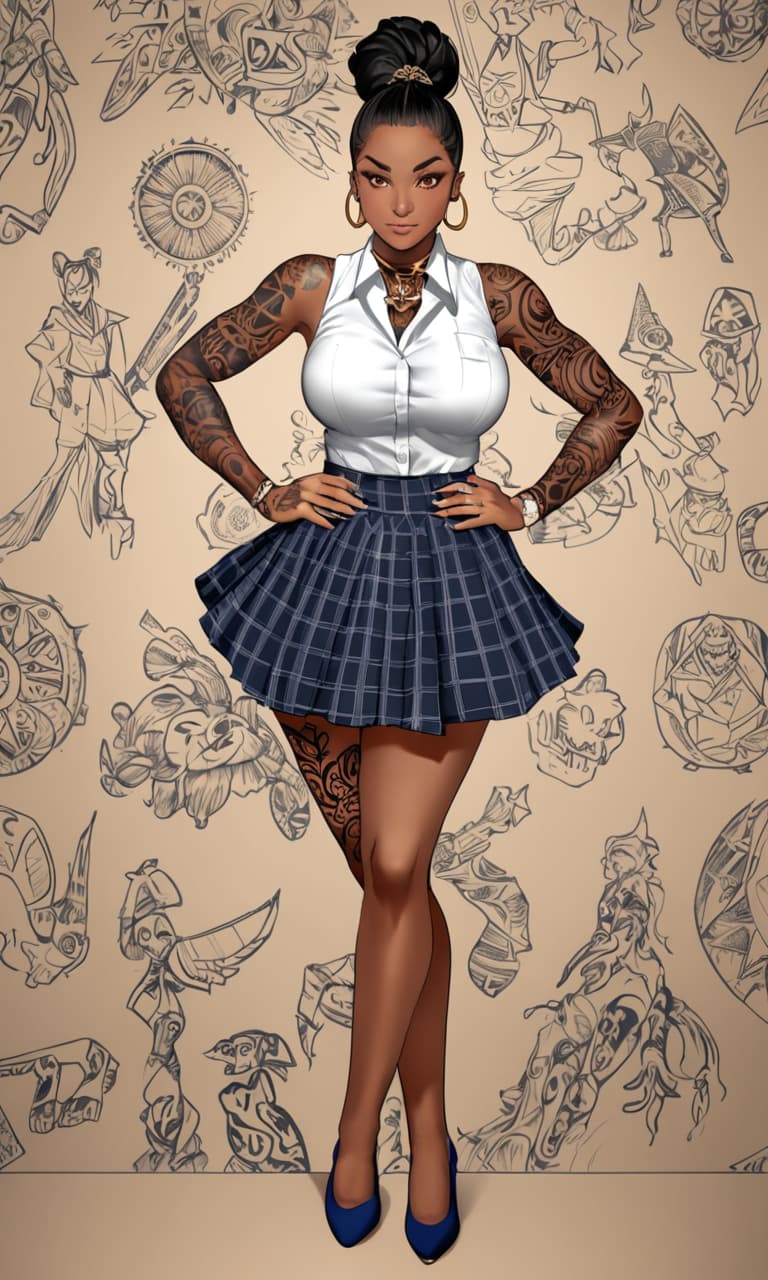 Avatar of AI Girlfriend Justine Camacho