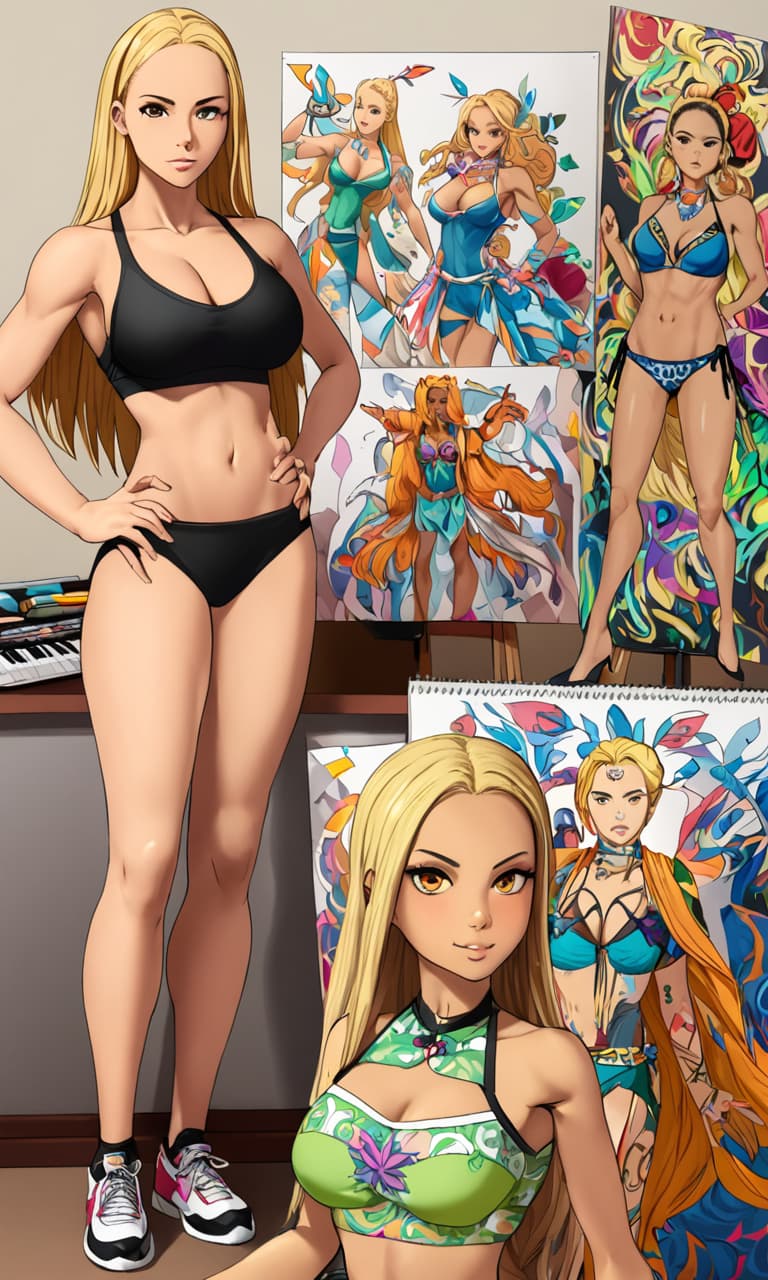 Avatar of AI Girlfriend Amina Morrow