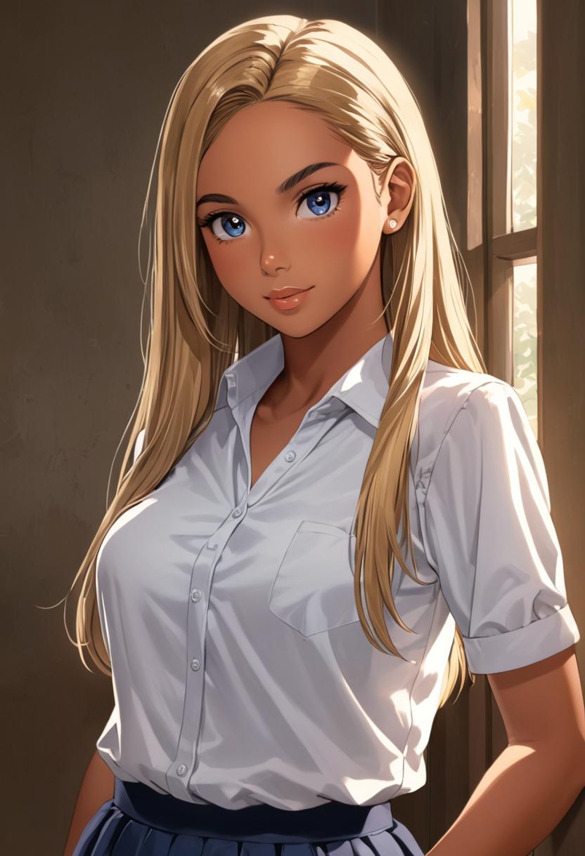 Avatar of AI Girlfriend Azaria Golden